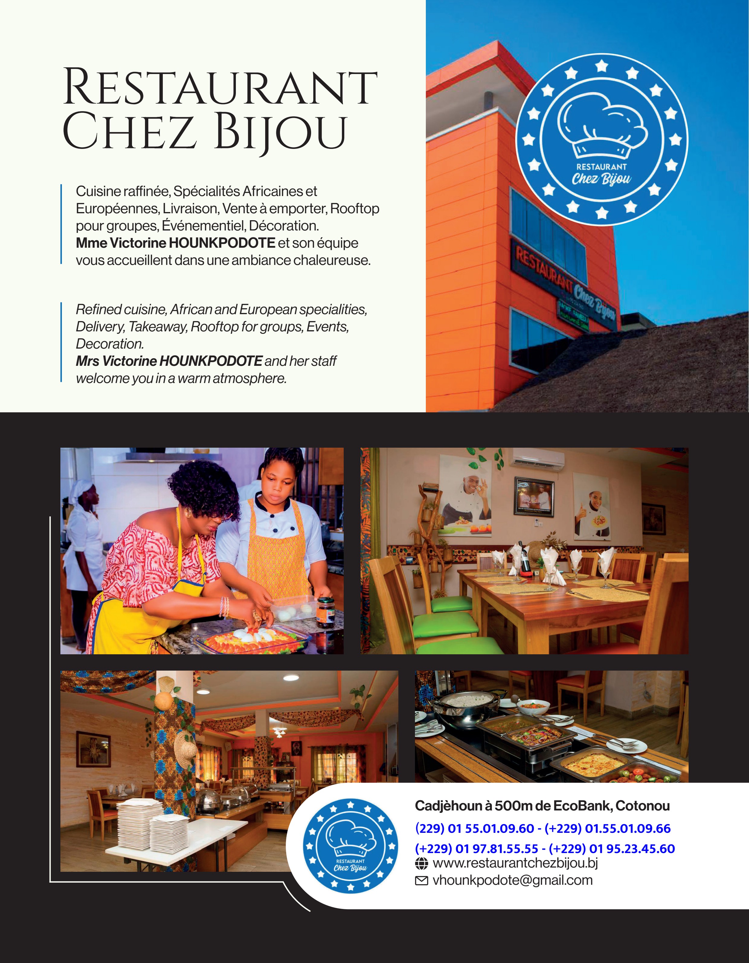 Annonceur édition 2025 — Restaurant Chez Bijou